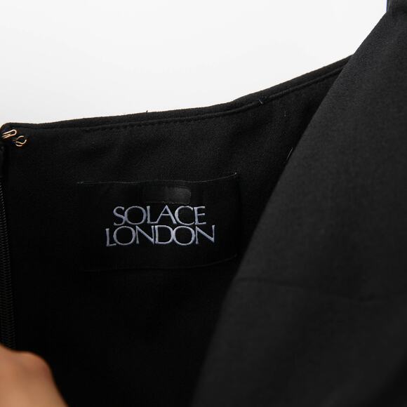 Solace London Audrey Gown in Black Size 6 - Picture 7 of 10